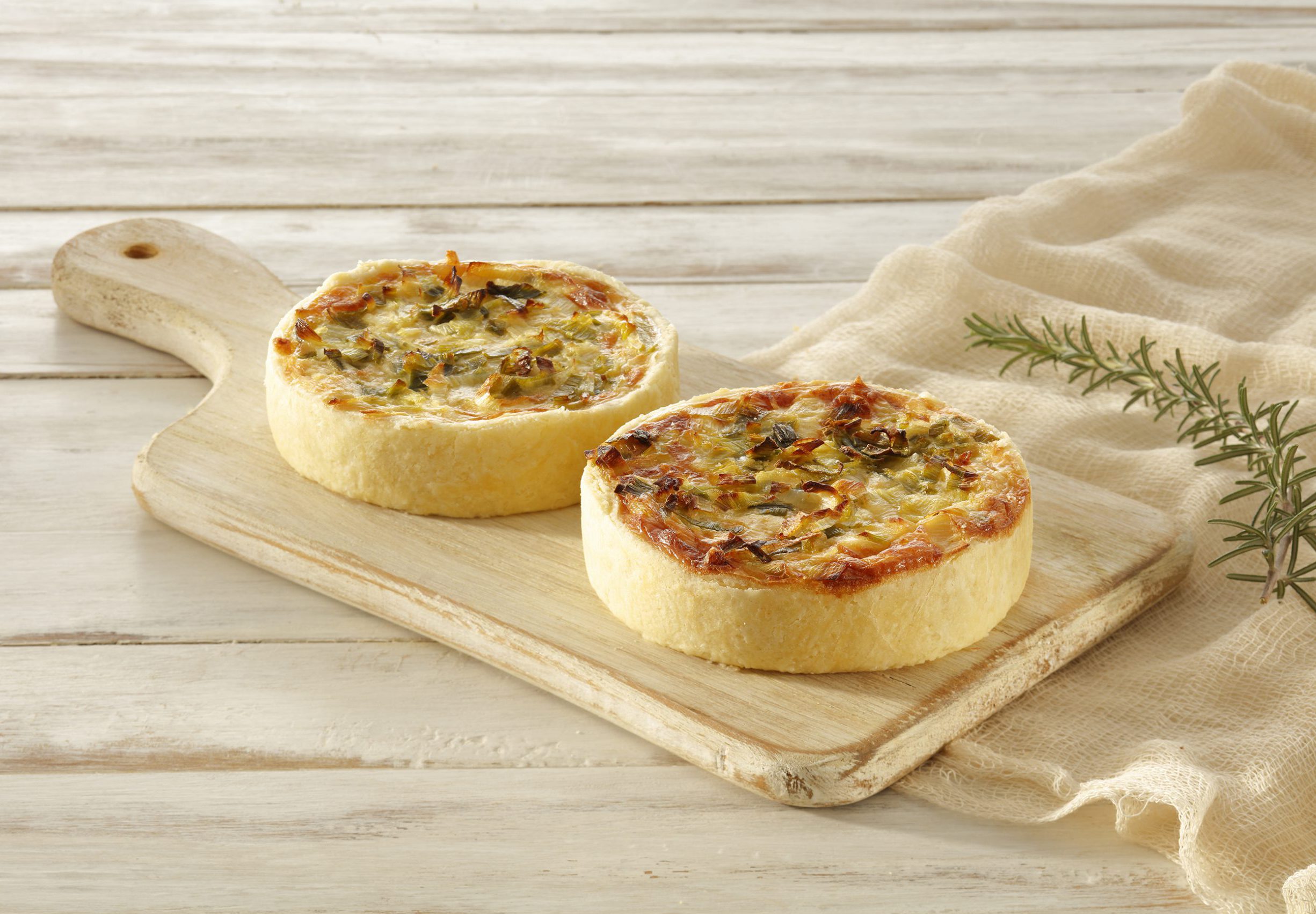 Quiche de Alho poro
